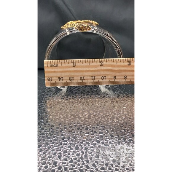 Alexis Bittar Spring/Summer 2013 Lucite Bracelet w/Golden Snake Statemen… - Picture 12 of 16